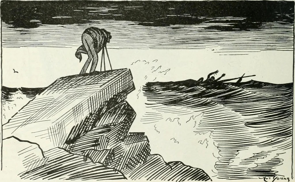 An illustration from Caricature; wit and humor of a nation in picture, song and story, 1911, leaf 205