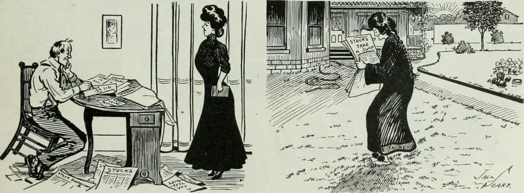 An illustration from Caricature; wit and humor of a nation in picture, song and story, 1911, leaf 208