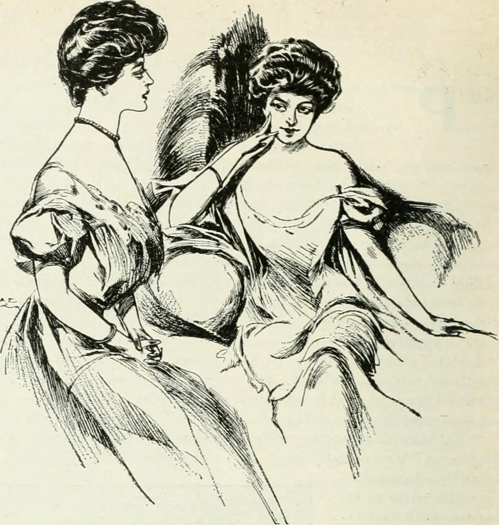 An illustration from Caricature; wit and humor of a nation in picture, song and story, 1911, leaf 21