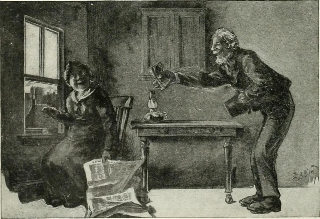 An illustration from Caricature; wit and humor of a nation in picture, song and story, 1911, leaf 21