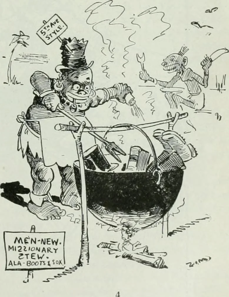 An illustration from Caricature; wit and humor of a nation in picture, song and story, 1911, leaf 216
