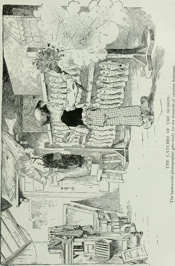 An illustration from Caricature; wit and humor of a nation in picture, song and story, 1911, leaf 220