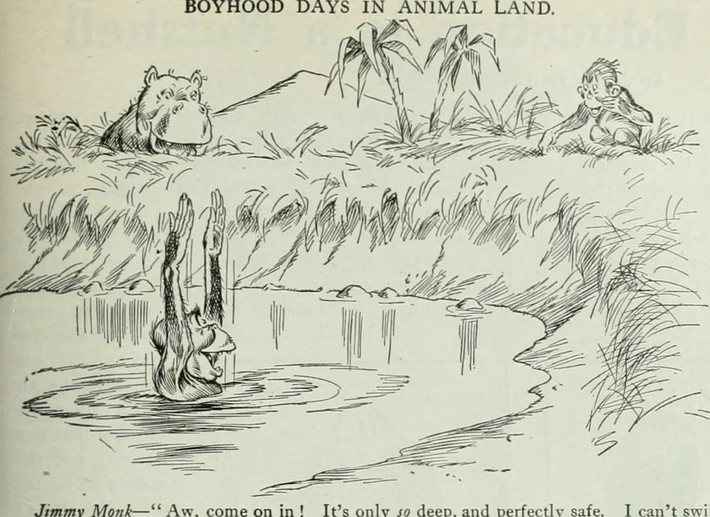 An illustration from Caricature; wit and humor of a nation in picture, song and story, 1911, leaf 226