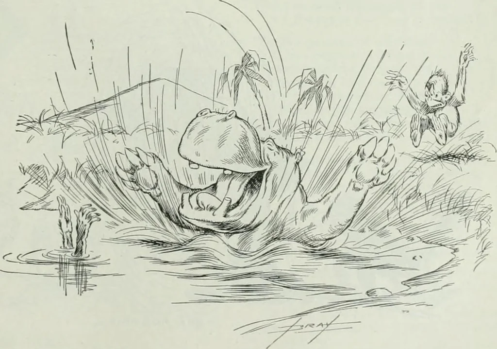 An illustration from Caricature; wit and humor of a nation in picture, song and story, 1911, leaf 226