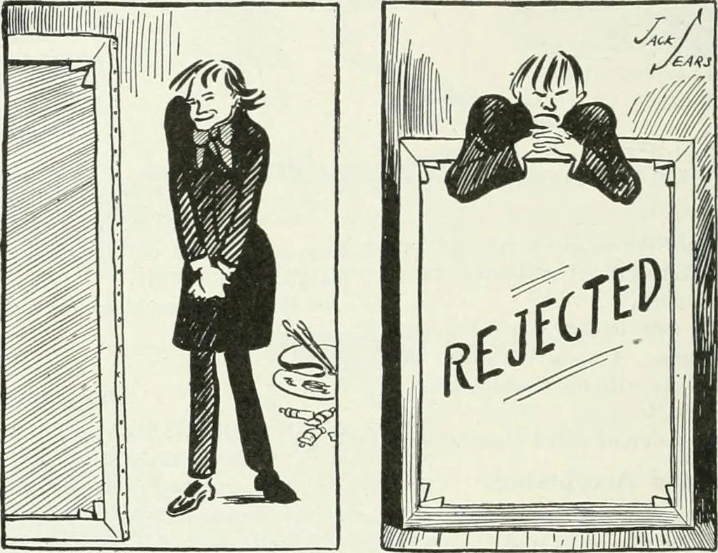 An illustration from Caricature; wit and humor of a nation in picture, song and story, 1911, leaf 227