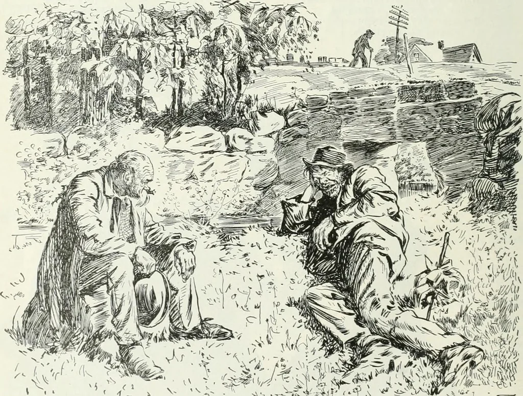 An illustration from Caricature; wit and humor of a nation in picture, song and story, 1911, leaf 233