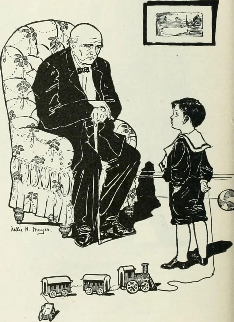 An illustration from Caricature; wit and humor of a nation in picture, song and story, 1911, leaf 235
