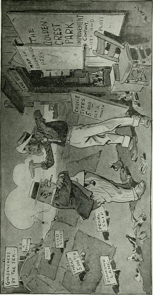 An illustration from Caricature; wit and humor of a nation in picture, song and story, 1911, leaf 236
