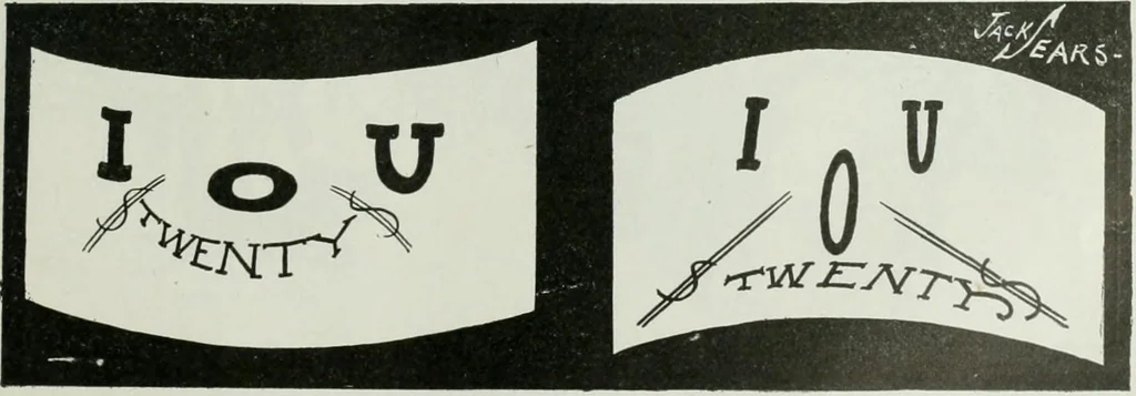 An illustration from Caricature; wit and humor of a nation in picture, song and story, 1911, leaf 238