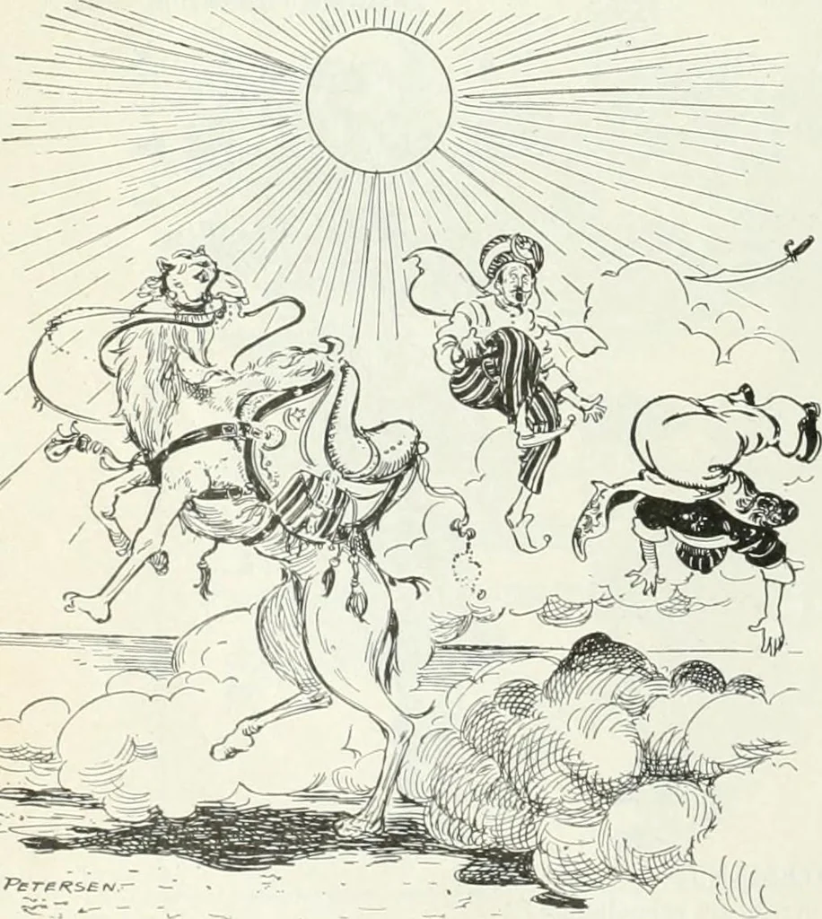 An illustration from Caricature; wit and humor of a nation in picture, song and story, 1911, leaf 241