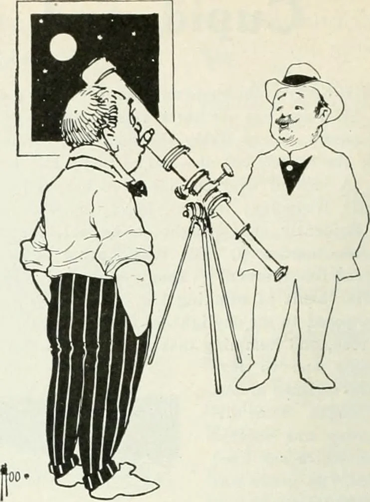 An illustration from Caricature; wit and humor of a nation in picture, song and story, 1911, leaf 241