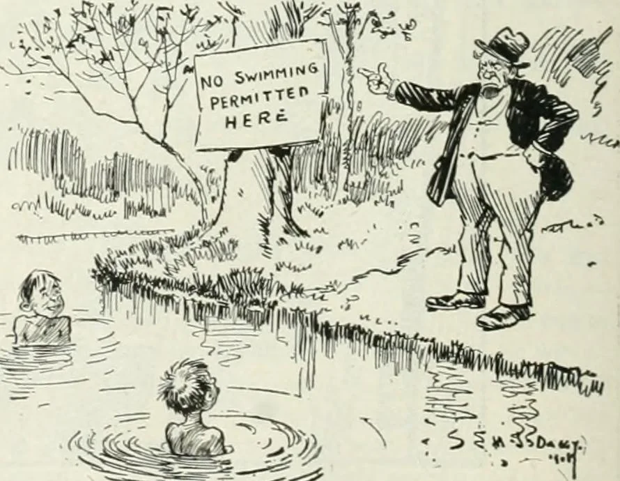 An illustration from Caricature; wit and humor of a nation in picture, song and story, 1911, leaf 243
