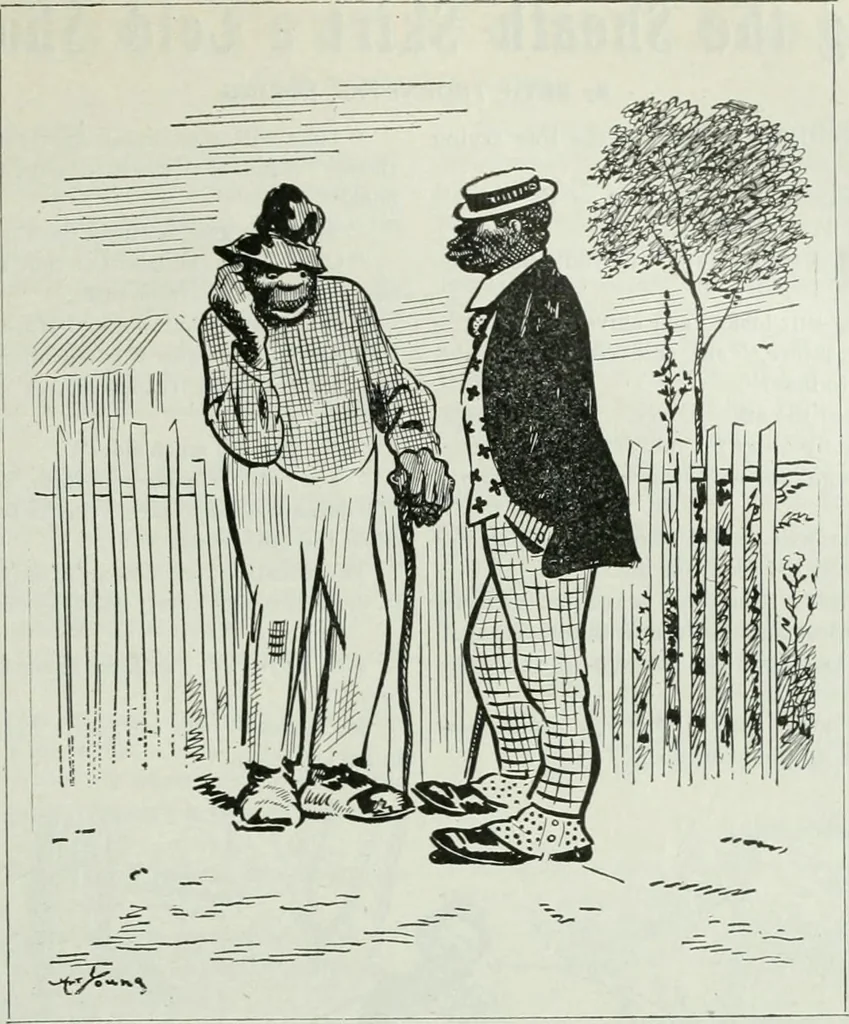 An illustration from Caricature; wit and humor of a nation in picture, song and story, 1911, leaf 248