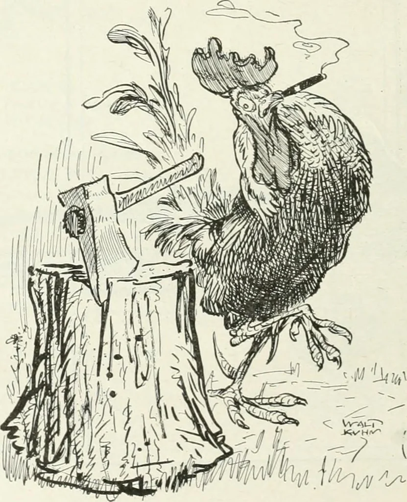 An illustration from Caricature; wit and humor of a nation in picture, song and story, 1911, leaf 25