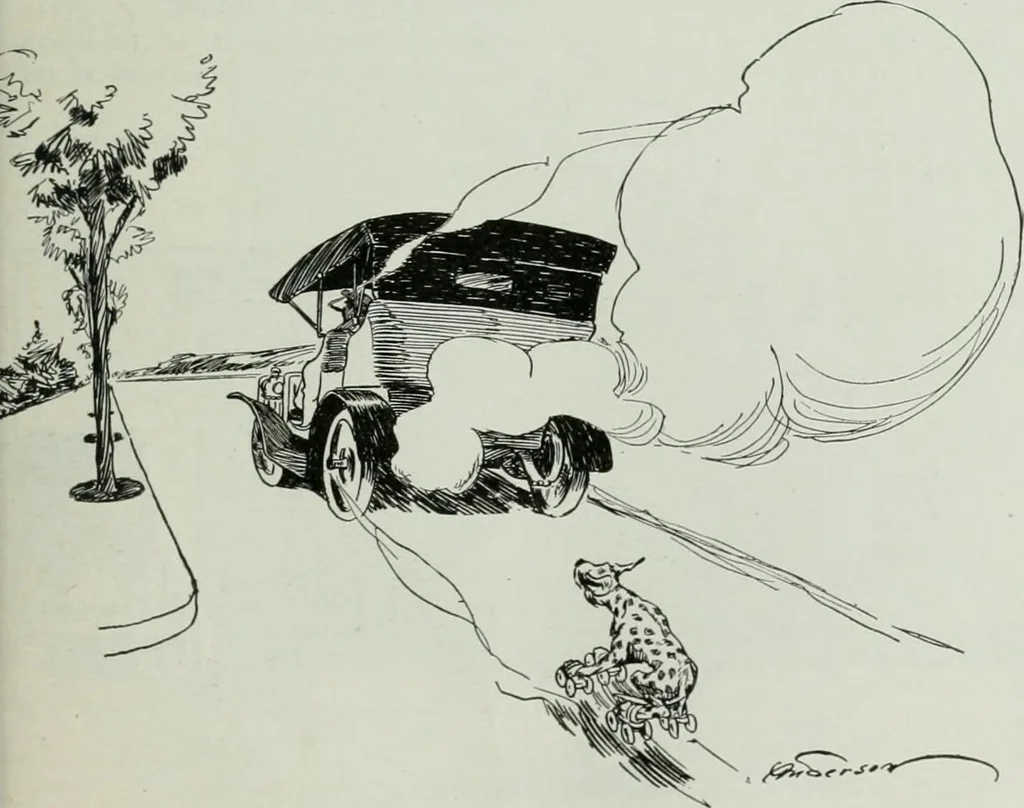 An illustration from Caricature; wit and humor of a nation in picture, song and story, 1911, leaf 254