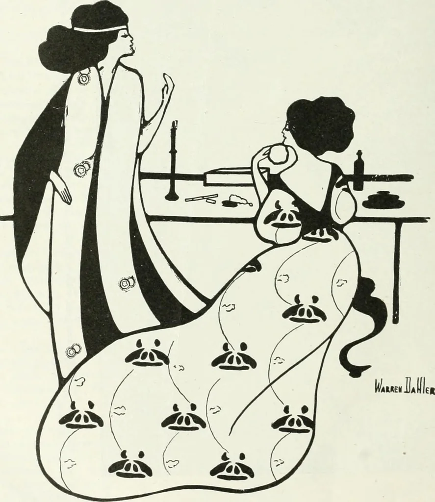 An illustration from Caricature; wit and humor of a nation in picture, song and story, 1911, leaf 257