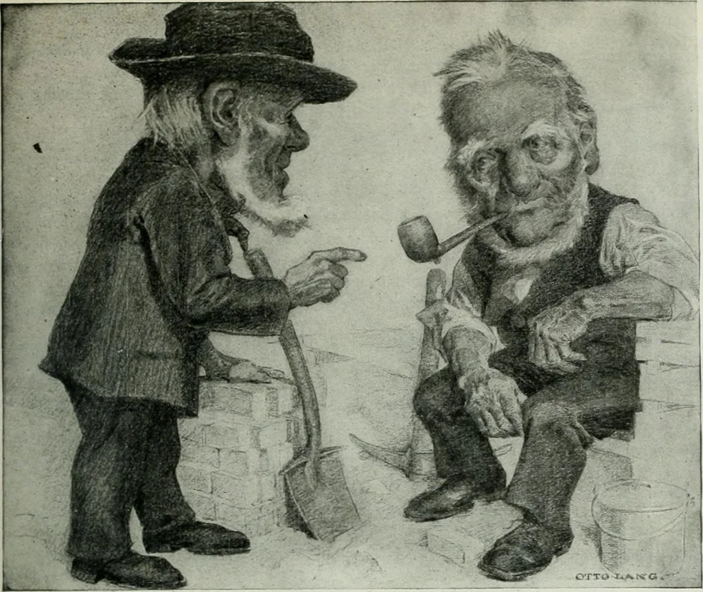An illustration from Caricature; wit and humor of a nation in picture, song and story, 1911, leaf 26