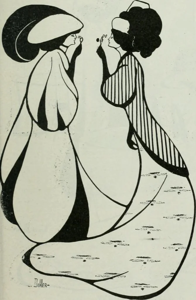 An illustration from Caricature; wit and humor of a nation in picture, song and story, 1911, leaf 262