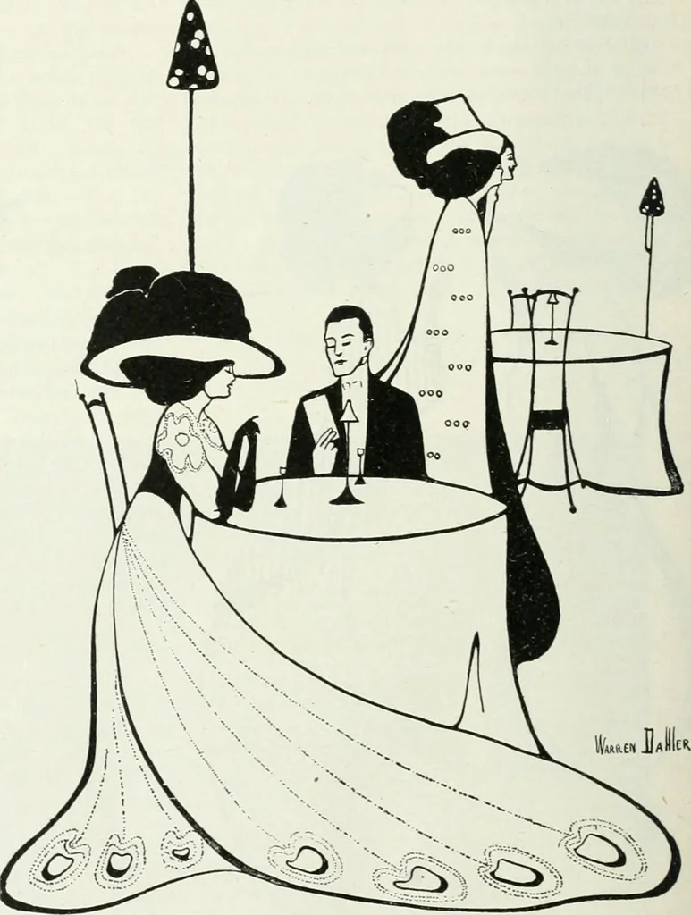 An illustration from Caricature; wit and humor of a nation in picture, song and story, 1911, leaf 263