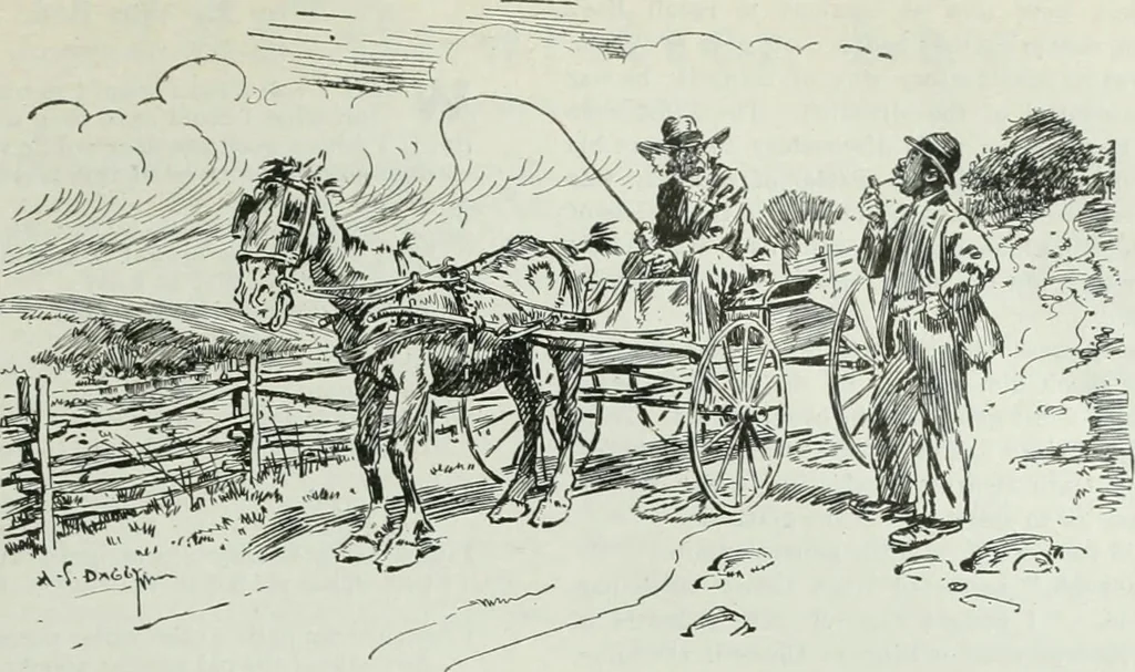 An illustration from Caricature; wit and humor of a nation in picture, song and story, 1911, leaf 270