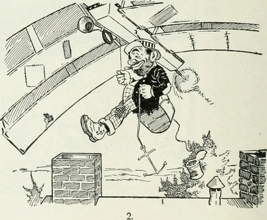 An illustration from Caricature; wit and humor of a nation in picture, song and story, 1911, leaf 275