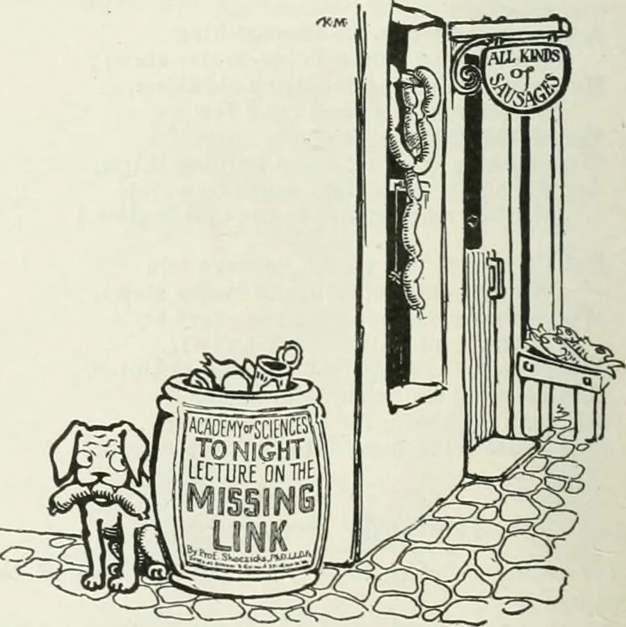 An illustration from Caricature; wit and humor of a nation in picture, song and story, 1911, leaf 277