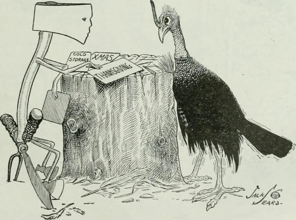 An illustration from Caricature; wit and humor of a nation in picture, song and story, 1911, leaf 282