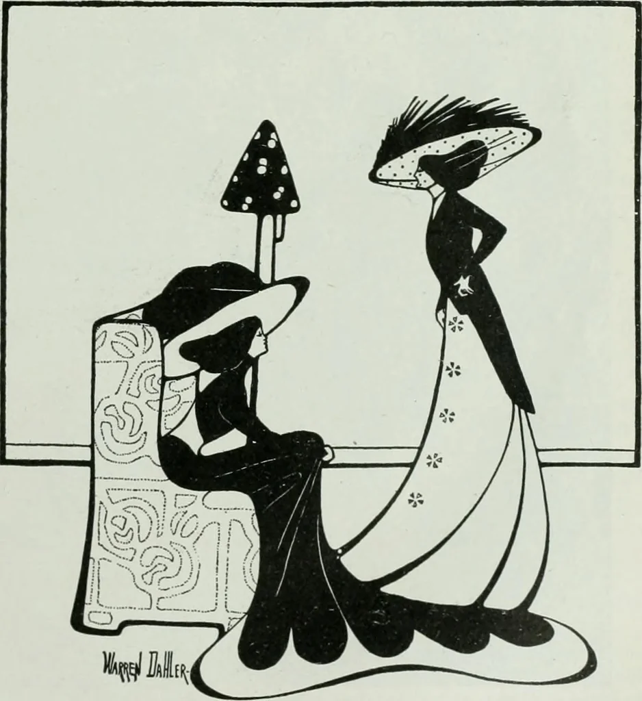 An illustration from Caricature; wit and humor of a nation in picture, song and story, 1911, leaf 284