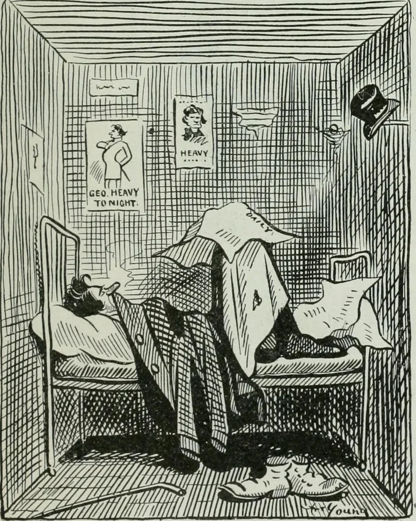 An illustration from Caricature; wit and humor of a nation in picture, song and story, 1911, leaf 286