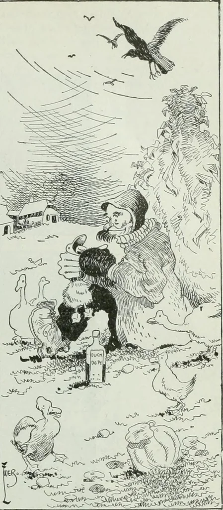 An illustration from Caricature; wit and humor of a nation in picture, song and story, 1911, leaf 286