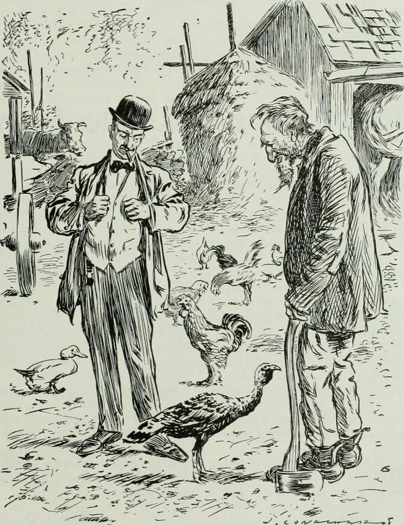 An illustration from Caricature; wit and humor of a nation in picture, song and story, 1911, leaf 288