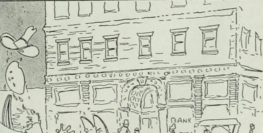 An illustration from Caricature; wit and humor of a nation in picture, song and story, 1911, leaf 292