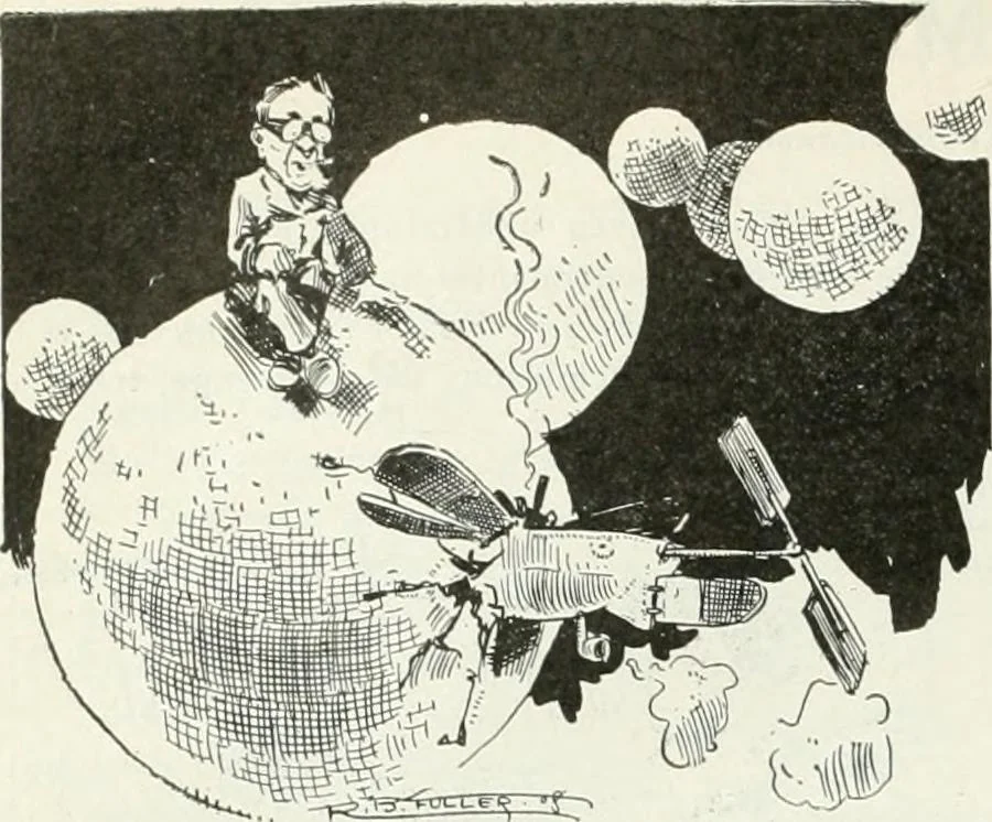 An illustration from Caricature; wit and humor of a nation in picture, song and story, 1911, leaf 295