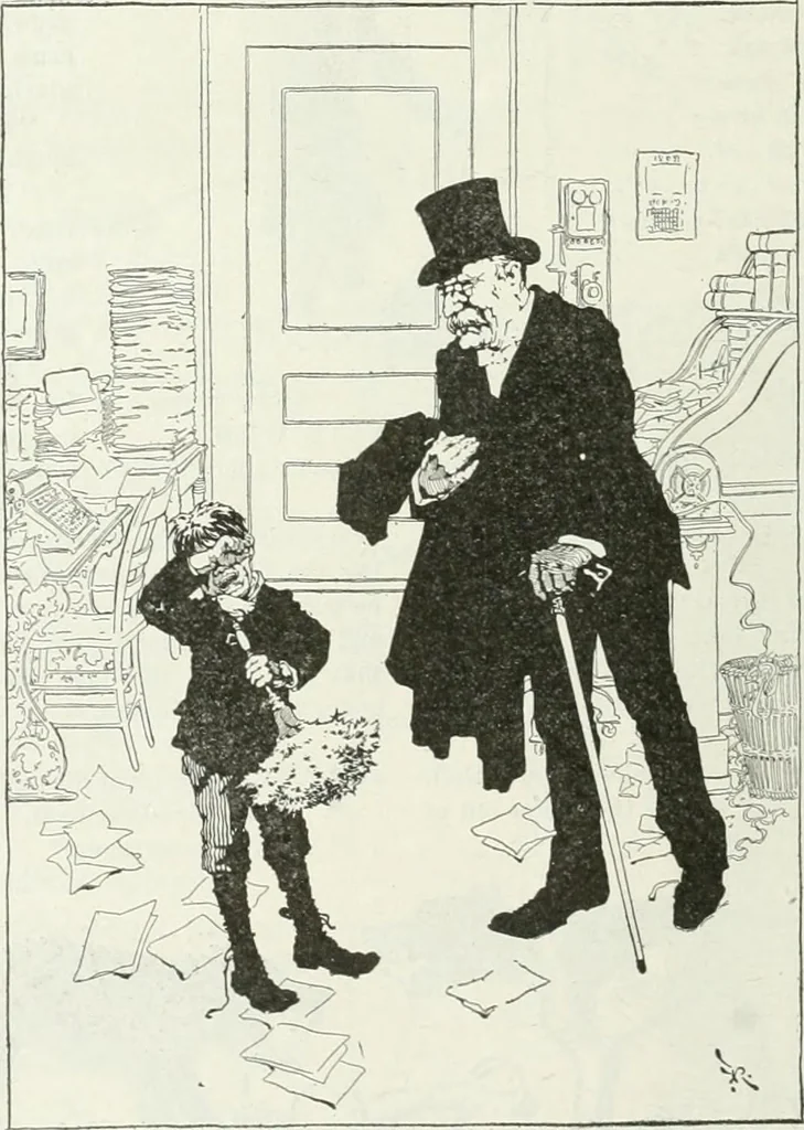An illustration from Caricature; wit and humor of a nation in picture, song and story, 1911, leaf 311