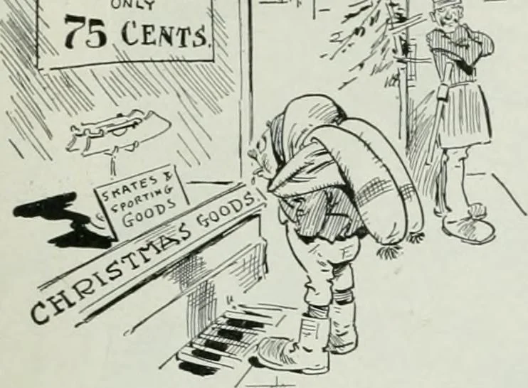 An illustration from Caricature; wit and humor of a nation in picture, song and story, 1911, leaf 314
