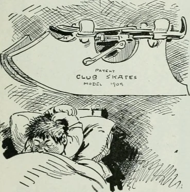 An illustration from Caricature; wit and humor of a nation in picture, song and story, 1911, leaf 314