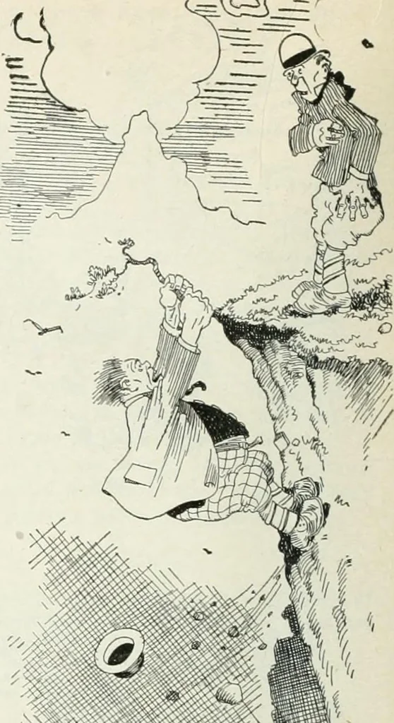 An illustration from Caricature; wit and humor of a nation in picture, song and story, 1911, leaf 315