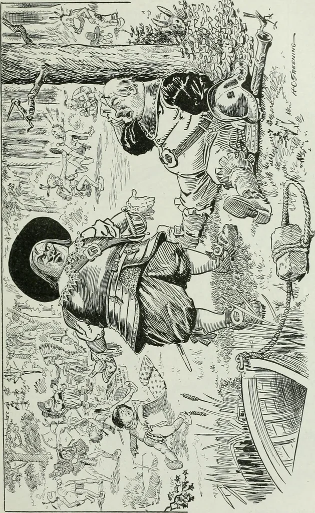 An illustration from Caricature; wit and humor of a nation in picture, song and story, 1911, leaf 316