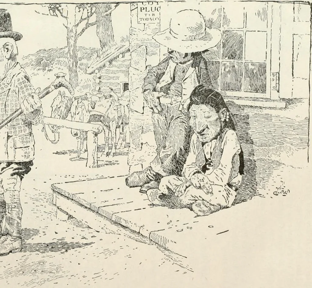 An illustration from Caricature; wit and humor of a nation in picture, song and story, 1911, leaf 323