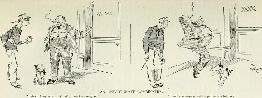 An illustration from Caricature; wit and humor of a nation in picture, song and story, 1911, leaf 33