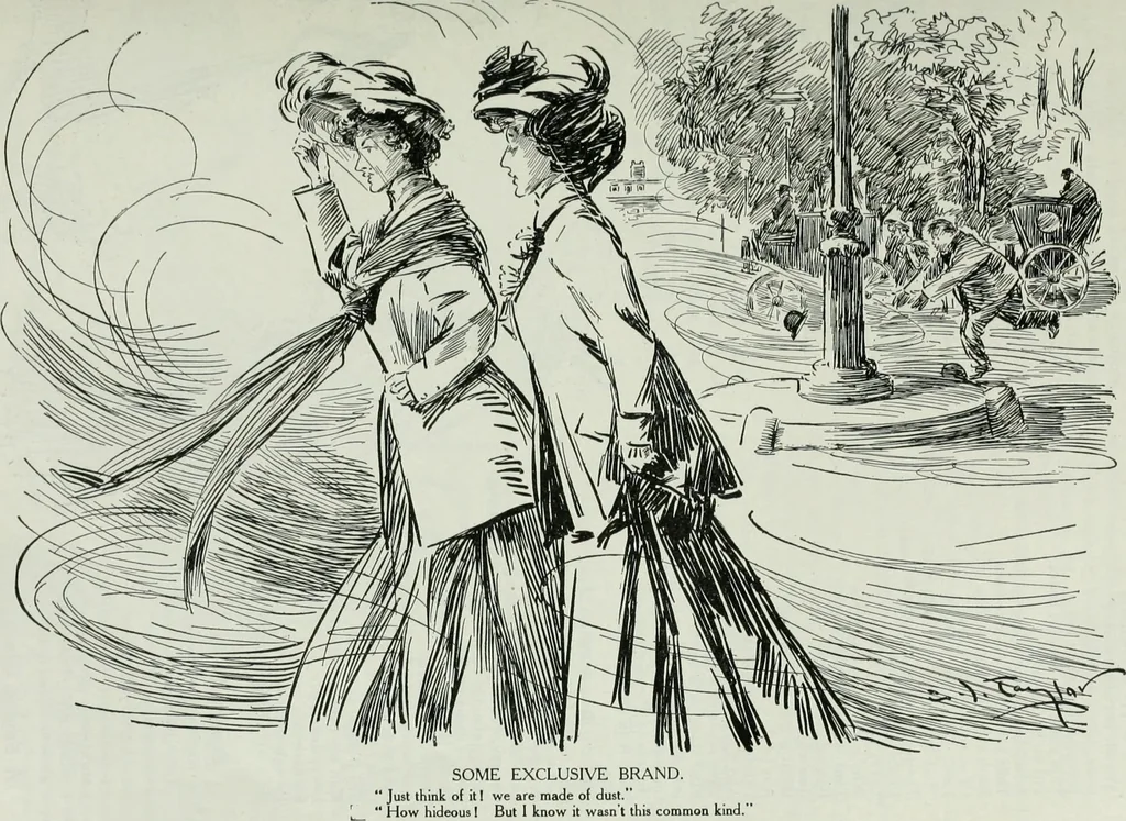 An illustration from Caricature; wit and humor of a nation in picture, song and story, 1911, leaf 42