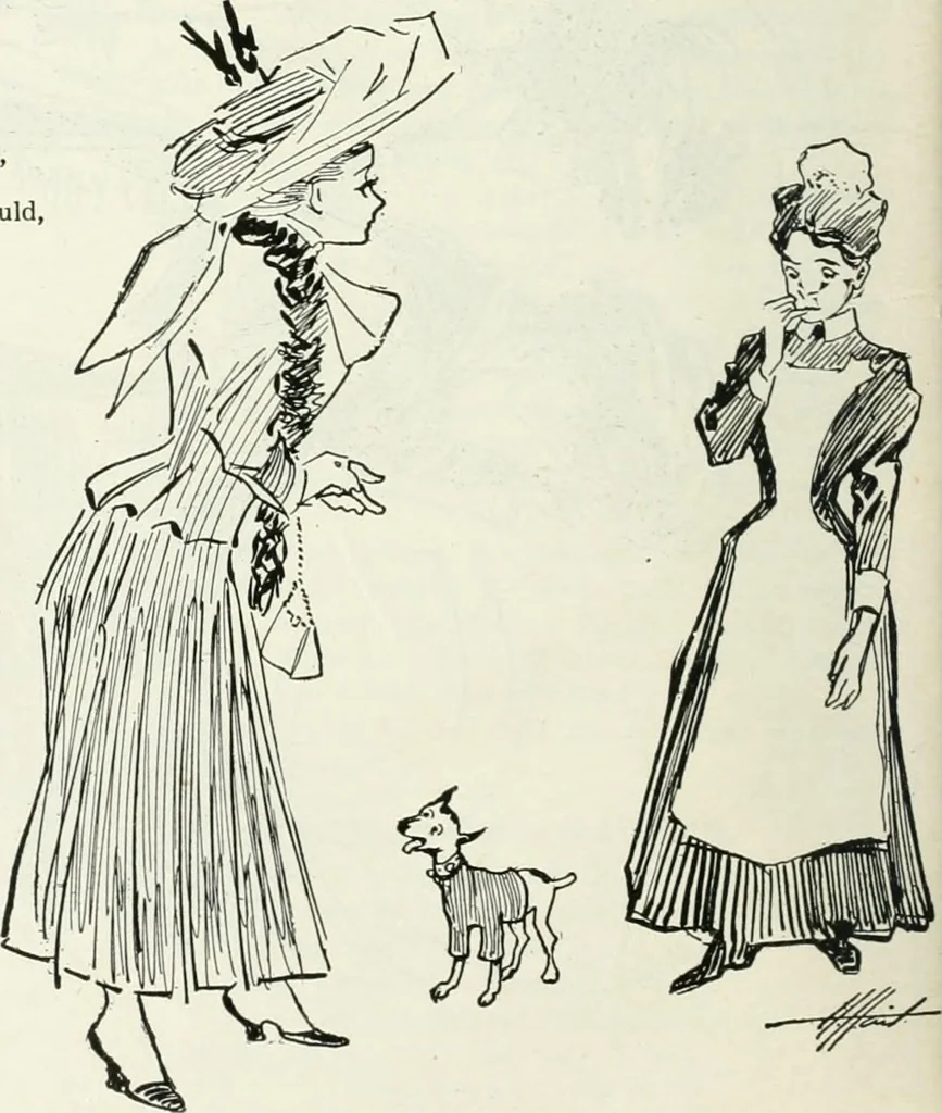 An illustration from Caricature; wit and humor of a nation in picture, song and story, 1911, leaf 43