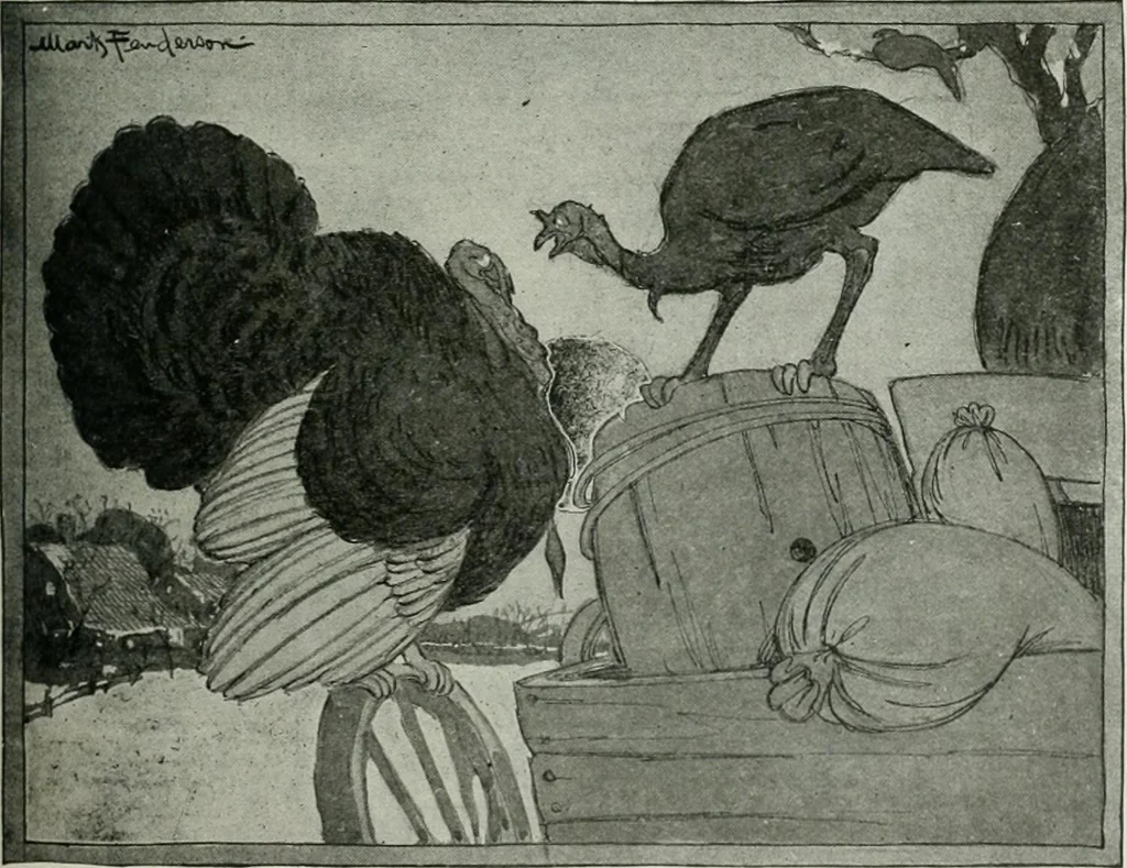 An illustration from Caricature; wit and humor of a nation in picture, song and story, 1911, leaf 48