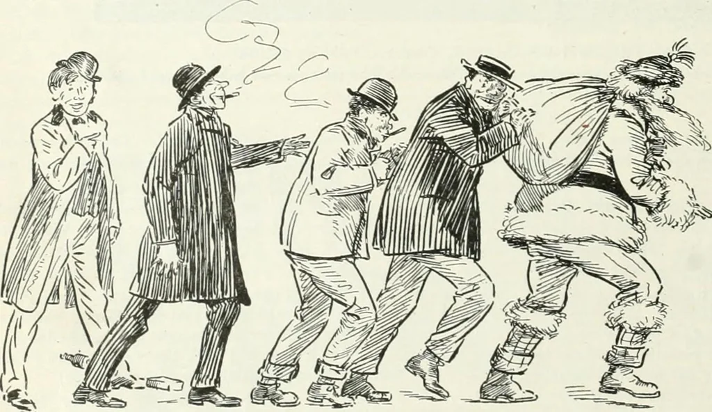An illustration from Caricature; wit and humor of a nation in picture, song and story, 1911, leaf 55