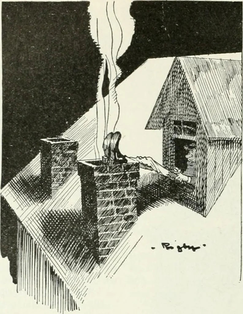 An illustration from Caricature; wit and humor of a nation in picture, song and story, 1911, leaf 57
