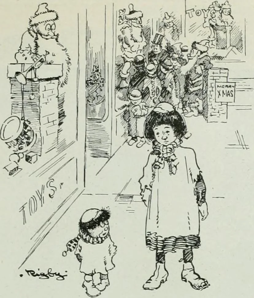 An illustration from Caricature; wit and humor of a nation in picture, song and story, 1911, leaf 58