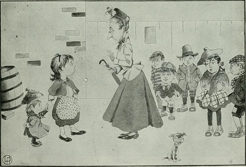 An illustration from Caricature; wit and humor of a nation in picture, song and story, 1911, leaf 58