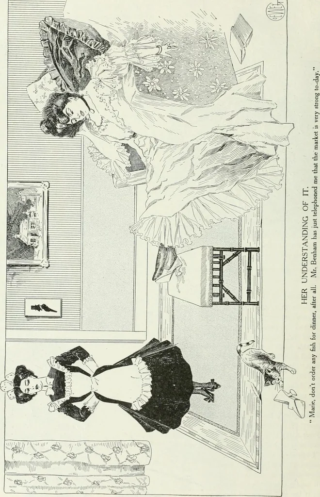 An illustration from Caricature; wit and humor of a nation in picture, song and story, 1911, leaf 61