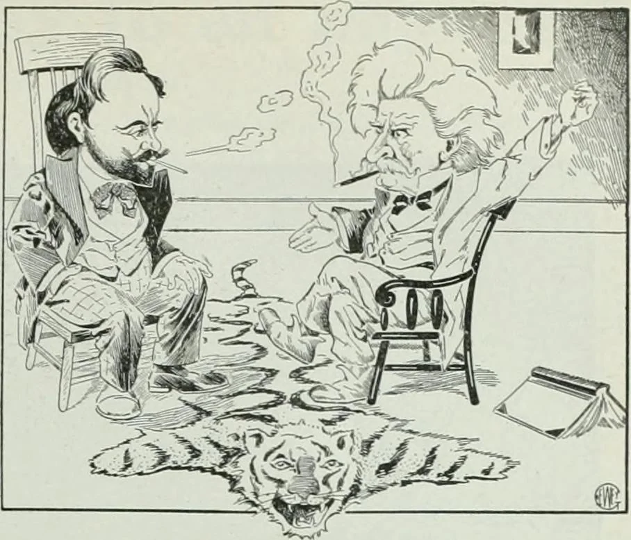 An illustration from Caricature; wit and humor of a nation in picture, song and story, 1911, leaf 62