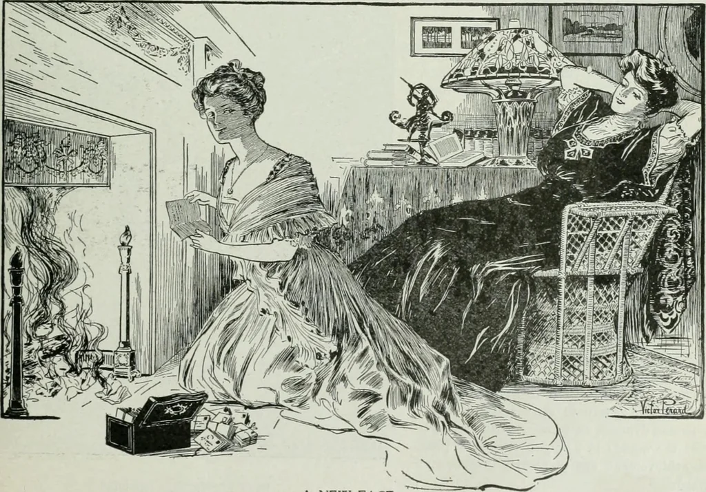An illustration from Caricature; wit and humor of a nation in picture, song and story, 1911, leaf 74